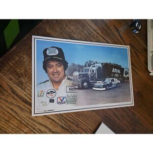Vintage Harry Gant Skoal Bandit 11x17 Placemat Sportstar Racing Pictorial NASCAR